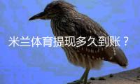 米兰体育提现多久到账？到账时间、影响因素与加速技巧详解