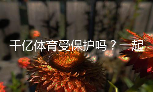 千亿体育受保护吗？一起了解！