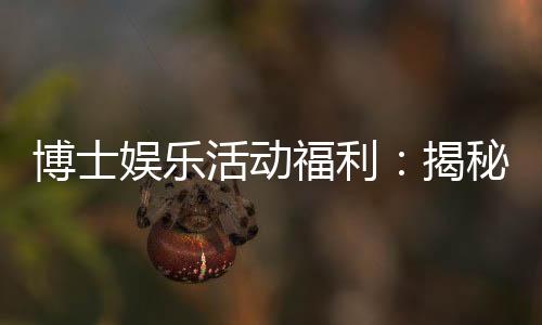 博士娱乐活动福利：揭秘博士专属的高端娱乐特权与福利
