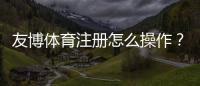 友博体育注册怎么操作？新手开户流程、实名认证与常见问题全攻略