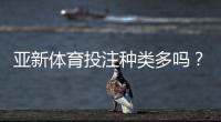 亚新体育投注种类多吗？一文看懂各类玩法与新手投注攻略
