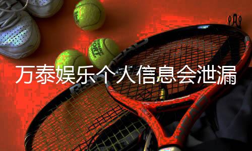 万泰娱乐个人信息会泄漏吗？深度解析平台安全性与隐私保护措施