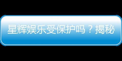星辉娱乐受保护吗？揭秘其安全性与玩家保障措施