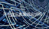 开丰娱乐客服响应快吗？实测体验告诉你答案
