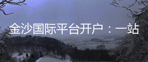 金沙国际平台开户：一站式娱乐投注体验与开户指南