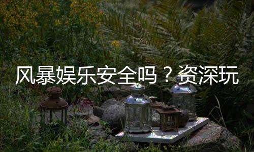 风暴娱乐安全吗？资深玩家解析平台真实性与防护措施