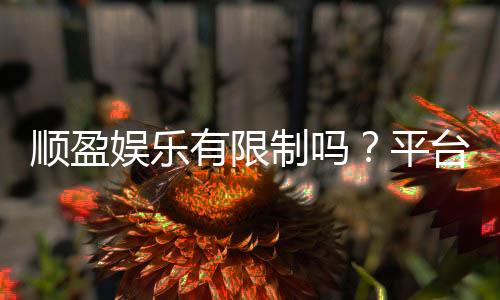 顺盈娱乐有限制吗？平台规则与玩法限制详解
