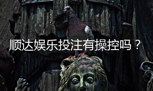 顺达娱乐投注有操控吗？深度解析平台公平性与防作弊机制