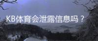 KB体育会泄露信息吗？隐私风险、常见泄露方式与防护全攻略