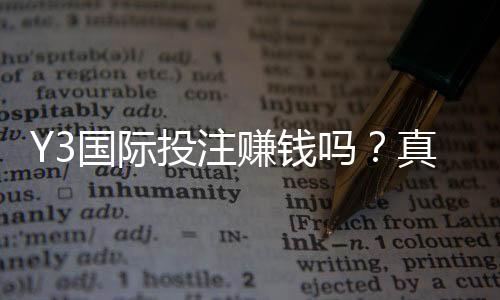 Y3国际投注赚钱吗？真实盈利分析、风险提示与新手避坑攻略
